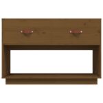 vidaXL TV skrinka medovo-hnedá 90x40x60 cm masívna borovica – Obrázok 6