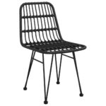 vidaXL Záhradné stoličky 2 ks 48x62x84 cm PE Rattan – Obrázok 3