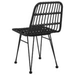 vidaXL Záhradné stoličky 2 ks 48x62x84 cm PE Rattan – Obrázok 6