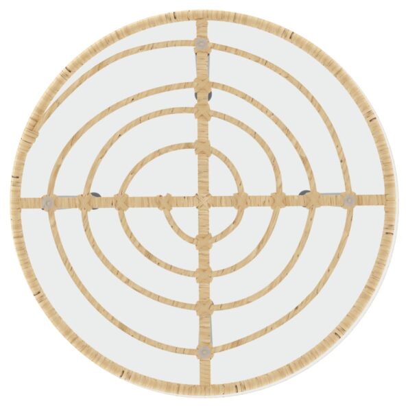 VXL8720845557928_g_en_hd_2.jpg vidaXL Jedálenský stôl Ø55 cm tvrdené sklo a oceľ – Obrázok 4