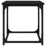 vidaXL Príručný stolík čierny 40x40x40 cm spracované drevo – Obrázok 5