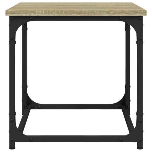 vidaXL Príručný stolík dub sonoma 40x40x40 cm spracované drevo – Obrázok 5
