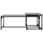 vidaXL Konferenčné stolíky 2 ks sivé sonoma spracované drevo – Obrázok 4