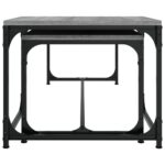 vidaXL Konferenčné stolíky 2 ks sivé sonoma spracované drevo – Obrázok 5