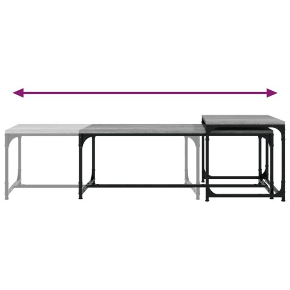 VXL8720845559038_g_en_hd_4.jpg vidaXL Konferenčné stolíky 2 ks sivé sonoma spracované drevo – Obrázok 6