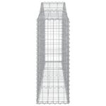 vidaXL Oblúkové gabionové koše 11ks 200x30x80/100cm pozinkované železo – Obrázok 5