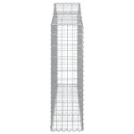 vidaXL Oblúkové gabiónové koše 11 ks 200x30x100/120cm pozinkov. železo – Obrázok 5