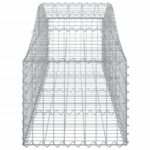 vidaXL Oblúkový gabionový kôš 5 ks 200x50x40/60 cm pozinkované železo – Obrázok 5