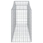 vidaXL Oblúkové gabionové koše 10 ks 200x50x80/100 cm pozinkov. železo – Obrázok 5