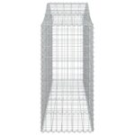 vidaXL Oblúkové gabionové koše 14 ks 200x50x120/140 cm pozink. železo – Obrázok 5