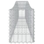 vidaXL Oblúkový gabionový kôš 3 ks 400x30x40/60 cm pozinkované železo – Obrázok 5