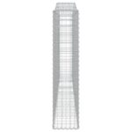 vidaXL Oblúkové gabionové koše 3 ks 400x30x140/160 cm pozink. železo – Obrázok 5