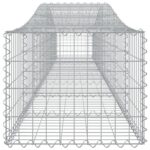 vidaXL Oblúkový gabionový kôš 6 ks 400x50x40/60 cm pozinkované železo – Obrázok 5