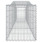 vidaXL Oblúkový gabionový kôš 7 ks 400x50x60/80 cm pozinkované železo – Obrázok 5