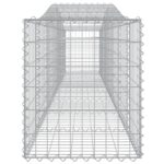 vidaXL Oblúkový gabionový kôš 20 ks 400x50x60/80 cm pozinkované železo – Obrázok 5
