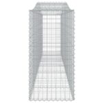 vidaXL Oblúkové gabiónové koše 9ks 400x50x100/120cm pozinkované železo – Obrázok 5