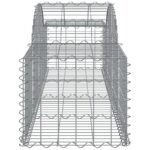 vidaXL Oblúkový gabionový kôš 15 ks 200x50x40/60 cm pozinkované železo – Obrázok 5