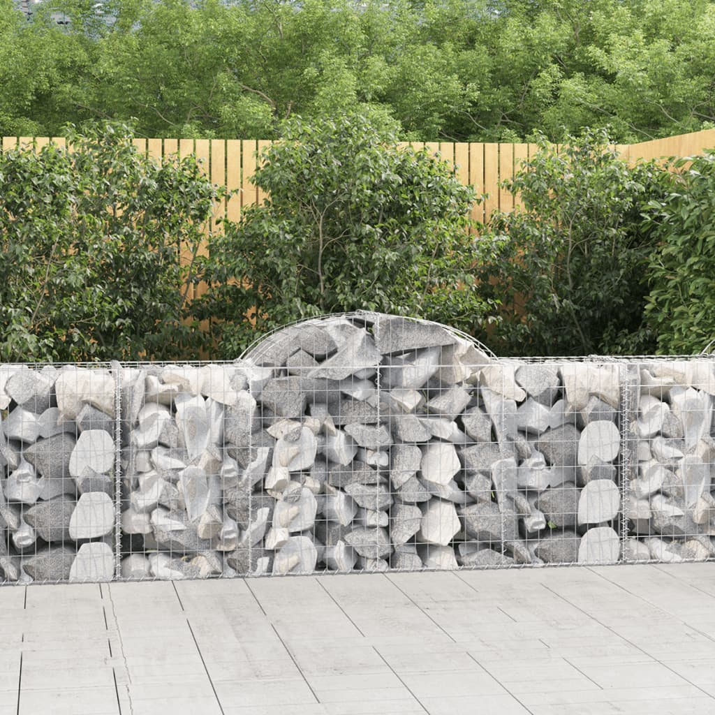 VXL8720845568856_m_en_hd_1.jpg vidaXL Oblúkové gabionové koše 5 ks 200x50x80/100cm pozinkované železo – Obrázok 1