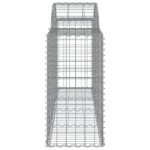 vidaXL Oblúkové gabionové koše 30 ks 200x50x80/100 cm pozink. železo – Obrázok 5