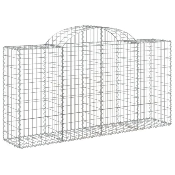 VXL8720845569068_g_en_hd_1.jpg vidaXL Oblúkové gabiónové koše 5ks 200x50x100/120cm pozinkované železo – Obrázok 3