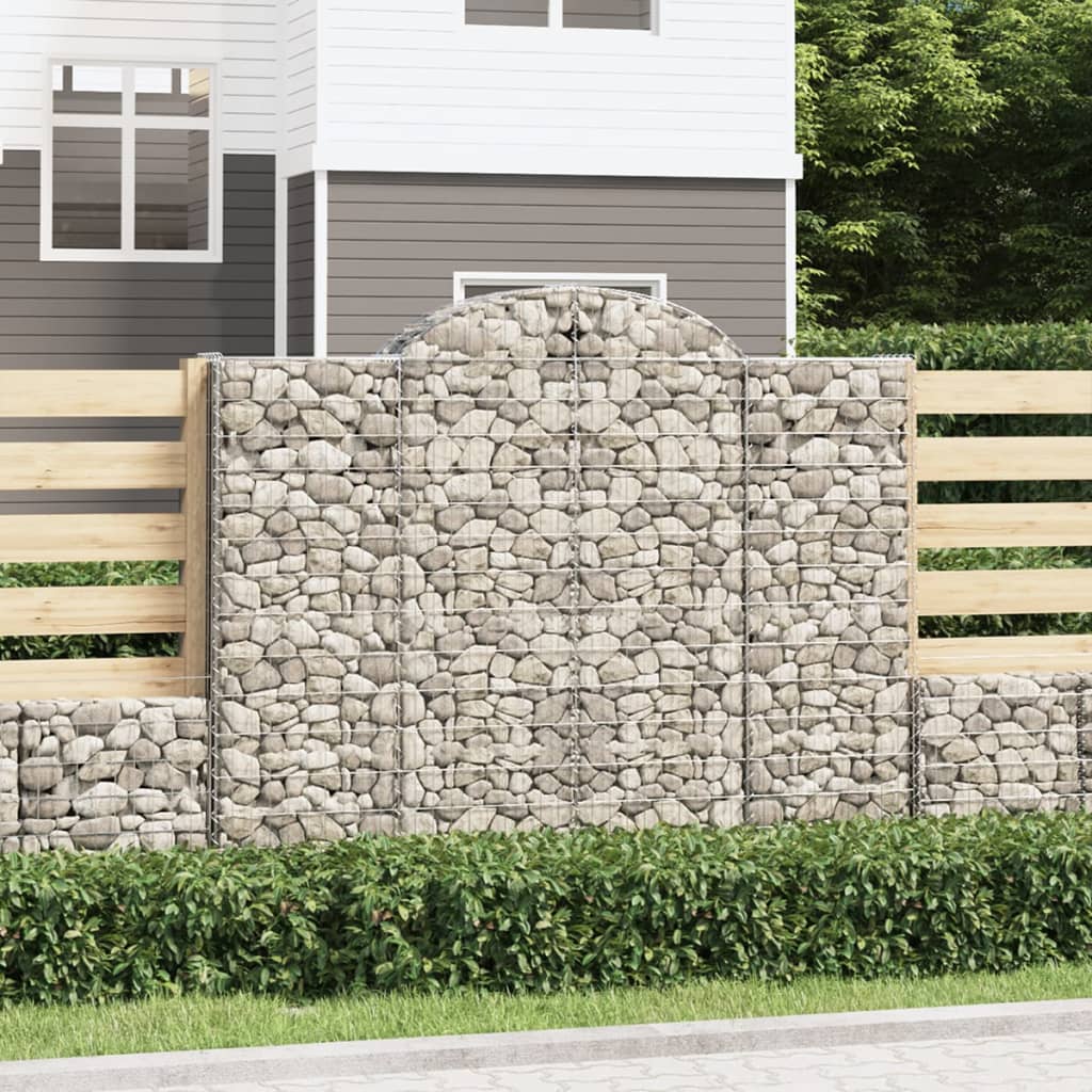 VXL8720845569723_m_en_hd_1.jpg vidaXL Oblúkové gabiónové koše 8ks 200x50x160/180cm pozinkované železo – Obrázok 1