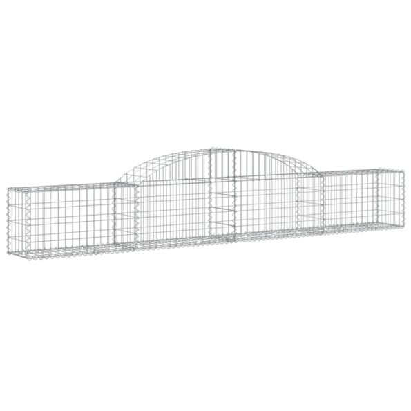 VXL8720845570507_g_en_hd_1.jpg vidaXL Oblúkový gabiónový kôš 2 ks 300x30x40/60 cm pozinkované železo – Obrázok 3