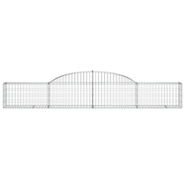 VXL8720845570507_g_en_hd_2.jpg vidaXL Oblúkový gabiónový kôš 2 ks 300x30x40/60 cm pozinkované železo – Obrázok 4