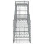 vidaXL Oblúkový gabiónový kôš 2 ks 300x30x40/60 cm pozinkované železo – Obrázok 5