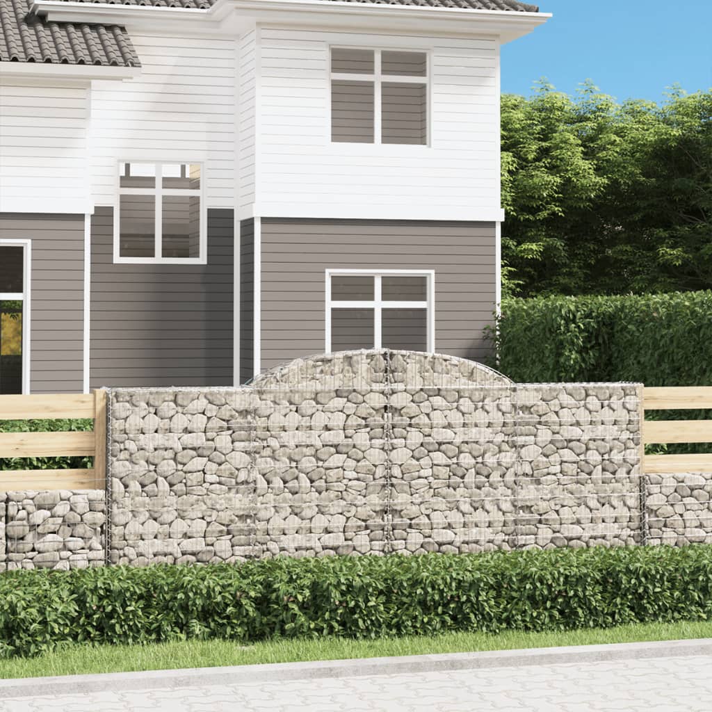 VXL8720845571269_m_en_hd_1.jpg vidaXL Oblúkové gabionové koše 6 ks 300x30x120/140 cm pozink. železo – Obrázok 1