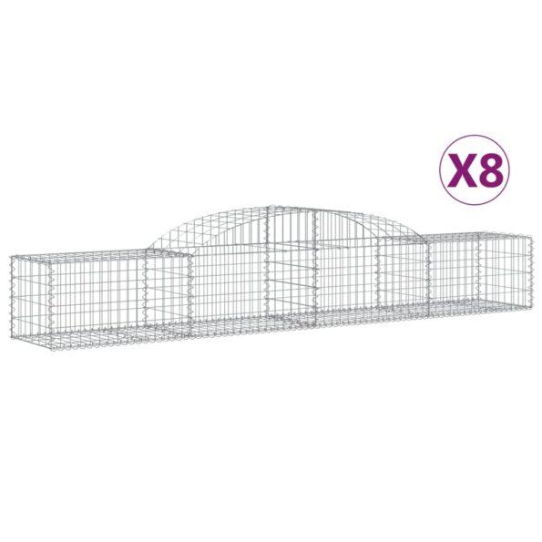 VXL8720845572365_a_en_hd_1.jpg vidaXL Oblúkový gabionový kôš 8 ks 300x50x40/60 cm pozinkované železo – Obrázok 2