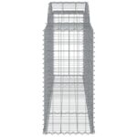 vidaXL Oblúkové gabiónové koše 3ks 300x50x100/120cm pozinkované železo – Obrázok 5