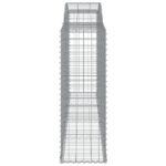 vidaXL Oblúkové gabionové koše 5 ks 300x50x140/160 cm pozink. železo – Obrázok 5