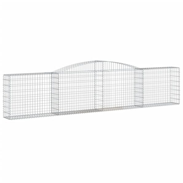VXL8720845574420_g_en_hd_1.jpg vidaXL Oblúkové gabionové koše 8 cm 400x30x80/100cm pozinkované železo – Obrázok 3