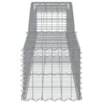 vidaXL Oblúkový gabionový kôš 5 ks 400x50x40/60 cm pozinkované železo – Obrázok 5