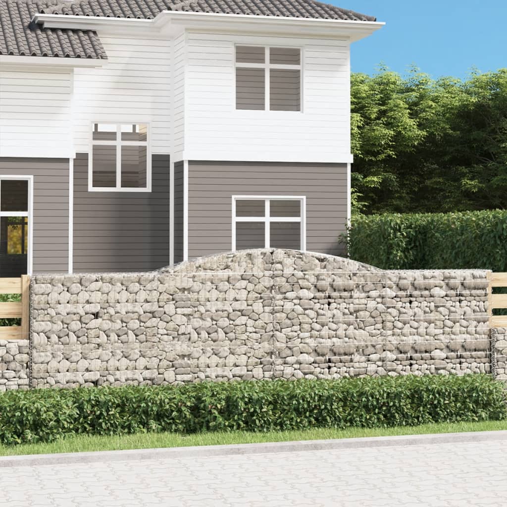 VXL8720845575977_m_en_hd_1.jpg vidaXL Oblúkové gabionové koše 7 ks 400x50x120/140 cm pozink. železo – Obrázok 1