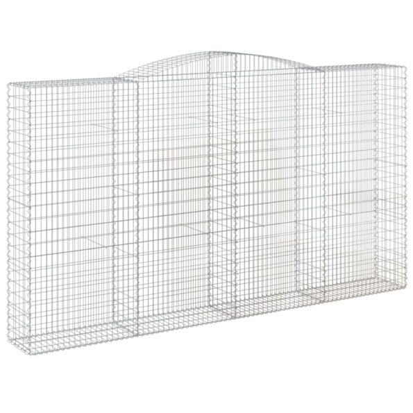 VXL8720845576585_g_en_hd_1.jpg vidaXL Oblúkový gabionový kôš 3 ks 400x50x220/240cm pozinkované železo – Obrázok 3