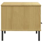 vidaXL Konferenčný stolík hnedý 85x50x45 cm masívne drevo OSLO – Obrázok 6