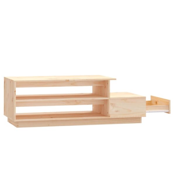 vidaXL Konferenčný stolík 120x50x40,5 cm borovicový masív – Obrázok 6