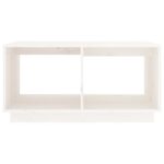 vidaXL Konferenčný stolík biely 80x50x40 cm borovicový masív – Obrázok 5