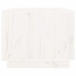 vidaXL Konferenčný stolík biely 80x50x40 cm borovicový masív – Obrázok 6