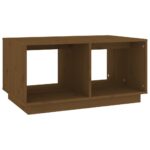 vidaXL Konferenčný stolík medovo-hnedý 80x50x40 cm borovicový masív – Obrázok 2