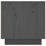 vidaXL TV skrinka sivá 140x40x40 cm masívna borovica – Obrázok 8