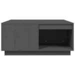 vidaXL Konferenčný stolík sivý 80x81x36,5 cm borovicový masív – Obrázok 6