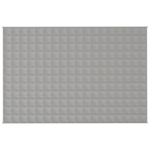 vidaXL Záťažová prikrývka šedá 120x180 cm 5 kg látka – Obrázok 2