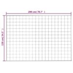 vidaXL Záťažová prikrývka modrá 138x200 cm 6 kg látka – Obrázok 6