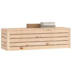 vidaXL Úložný box 109x36,5x33 cm masívna borovica – Obrázok 4
