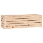 vidaXL Úložný box 109x36,5x33 cm masívna borovica – Obrázok 5