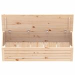 vidaXL Úložný box 109x36,5x33 cm masívna borovica – Obrázok 8