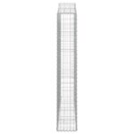 vidaXL Oblúkový gabionový kôš 200x30x180/200 cm pozinkované železo – Obrázok 4