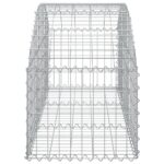 vidaXL Oblúkový gabionový kôš 150x50x40/60 cm pozinkované železo – Obrázok 4